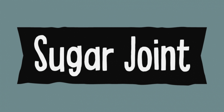 Sugar Joint font preview