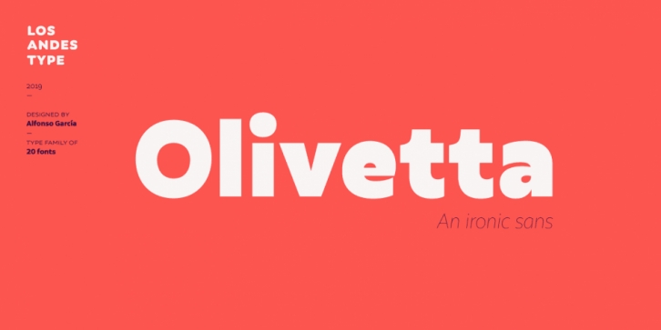 Olivetta font preview
