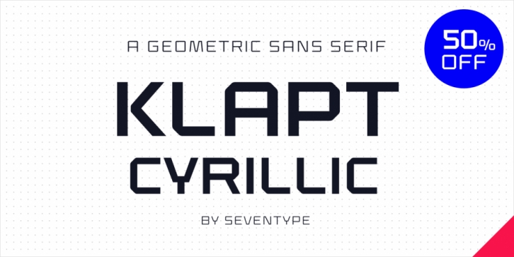 Klapt Cyrillic font preview