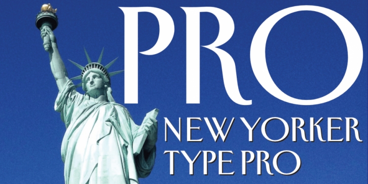 New Yorker Type Pro font preview