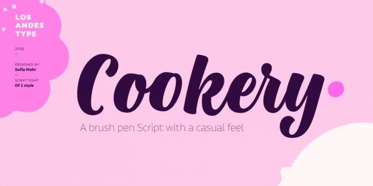 Cookery font preview