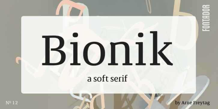 Bionik font preview