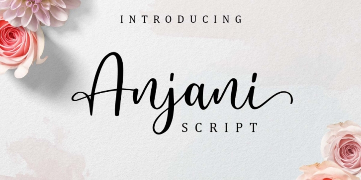 Anjani Script font preview