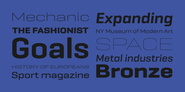 Geogrotesque Expanded Series font preview
