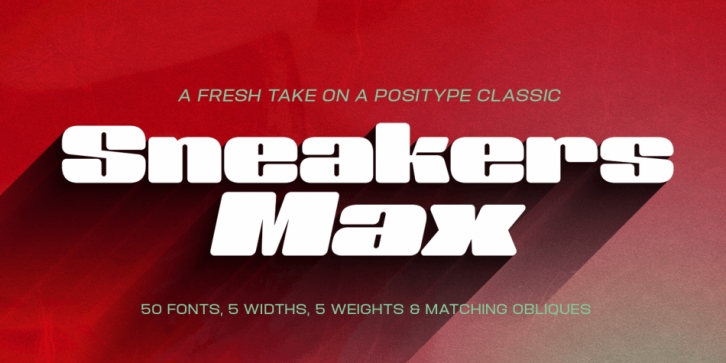 Sneakers Max font preview