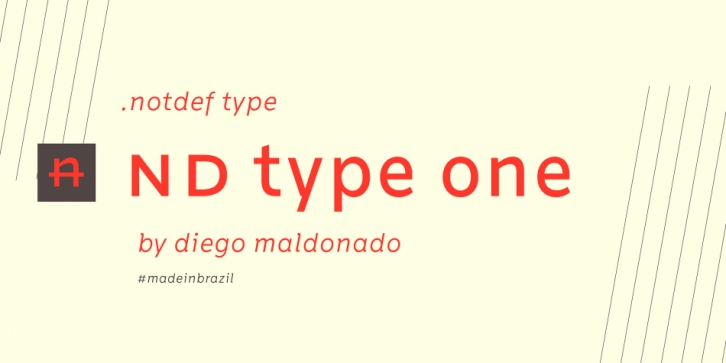 nd type one font preview