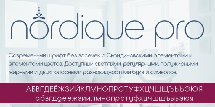 Nordique Pro Cyrillic font preview