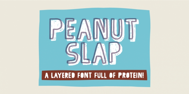 Peanut Slap font preview