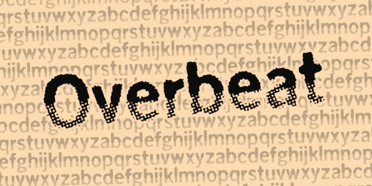 Overbeat font preview