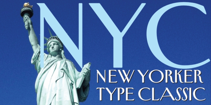 New Yorker Type Classic font preview