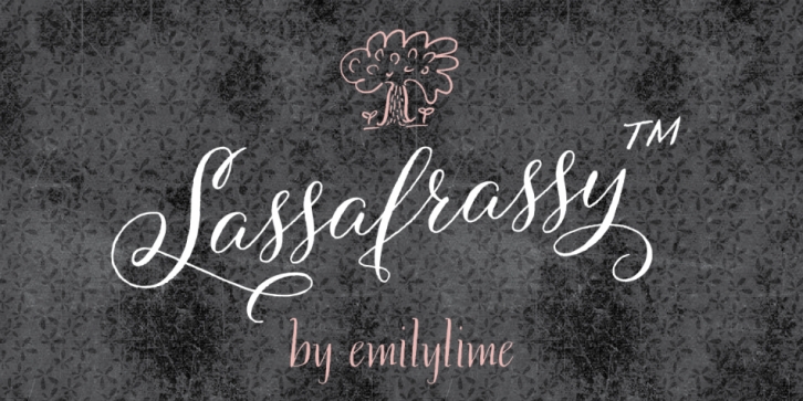 Sassafrassy font preview