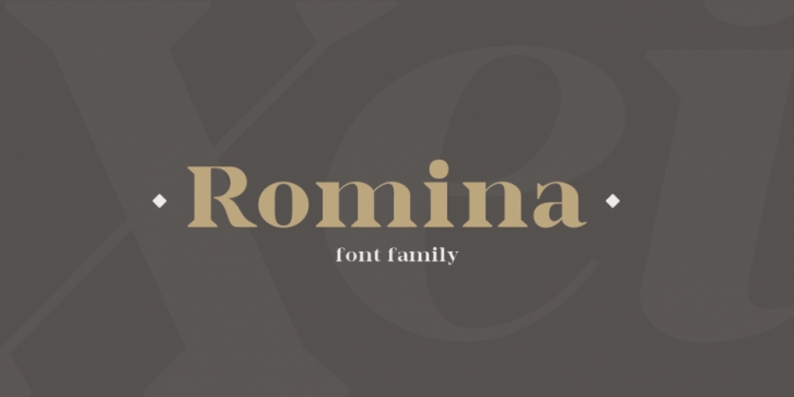 Romina font preview