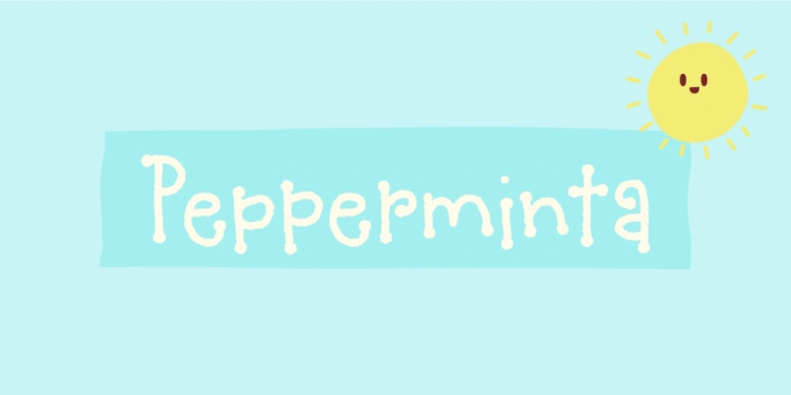 Pepperminta font preview