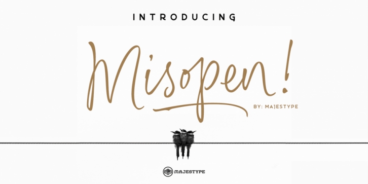 Misopen & Brobrq font preview