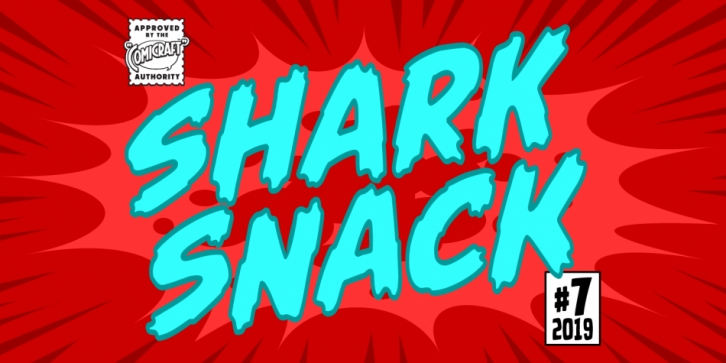 Shark Snack font preview