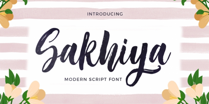 Sakhiya font preview