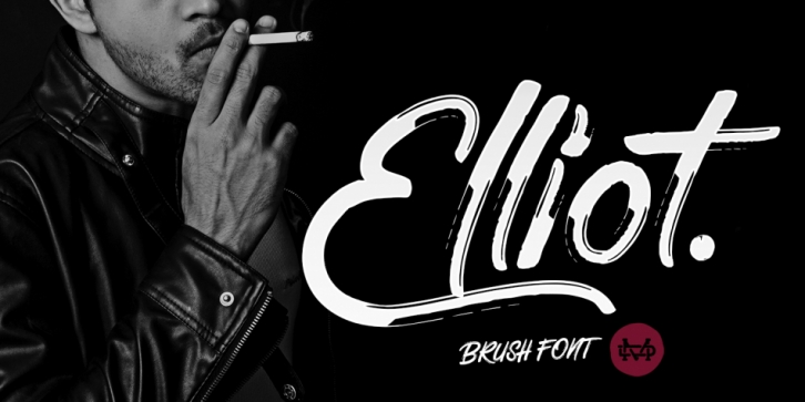 Elliot Brush Font font preview