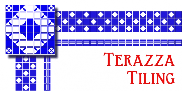 Terazza Tiling font preview