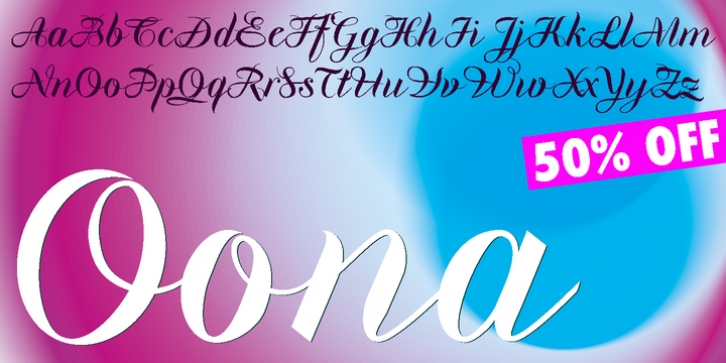 Oona font preview
