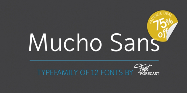 Mucho Sans font preview