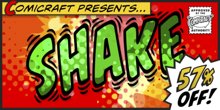 Shake font preview