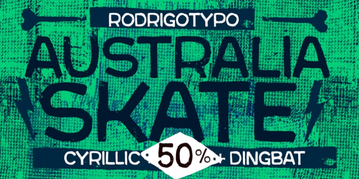 Australia Skate font preview