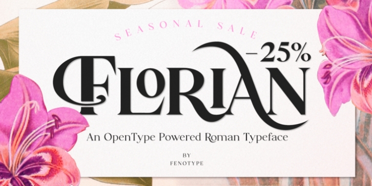 Florian font preview