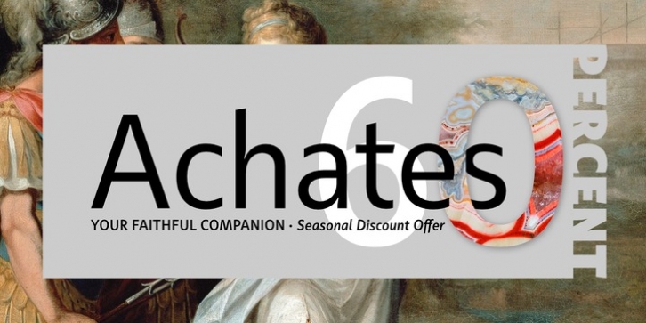 Achates font preview