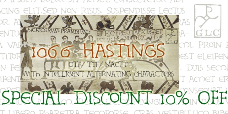 1066 Hastings font preview