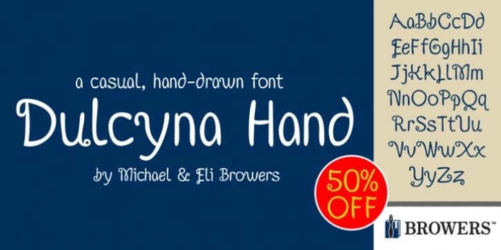 Dulcyna Hand font preview