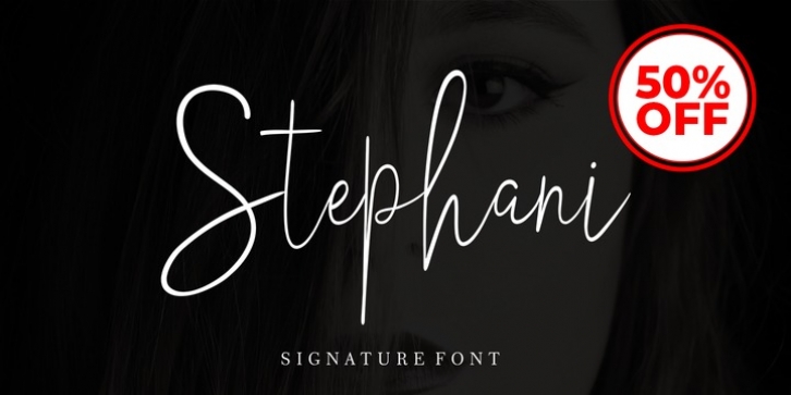 Stephani Signature font preview