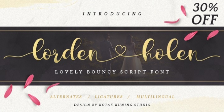 Lorden Holen font preview