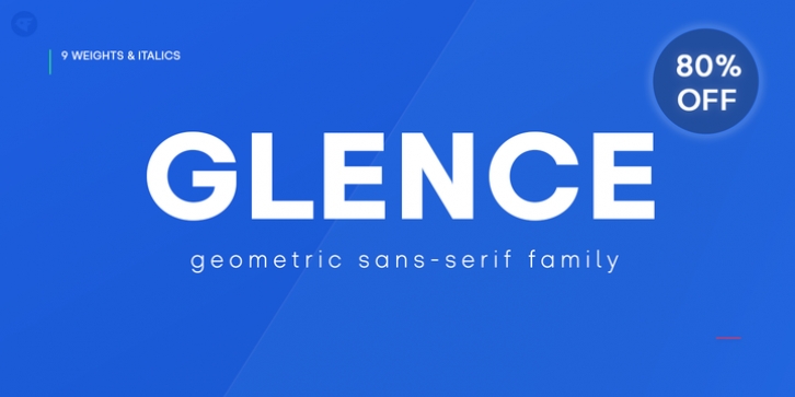Glence font preview