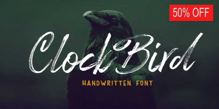 Clock Bird font preview