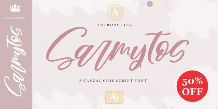Sarmytos font preview