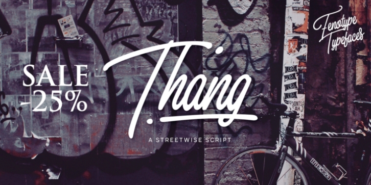 Thang font preview
