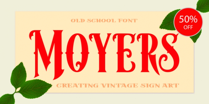 Moyers font preview