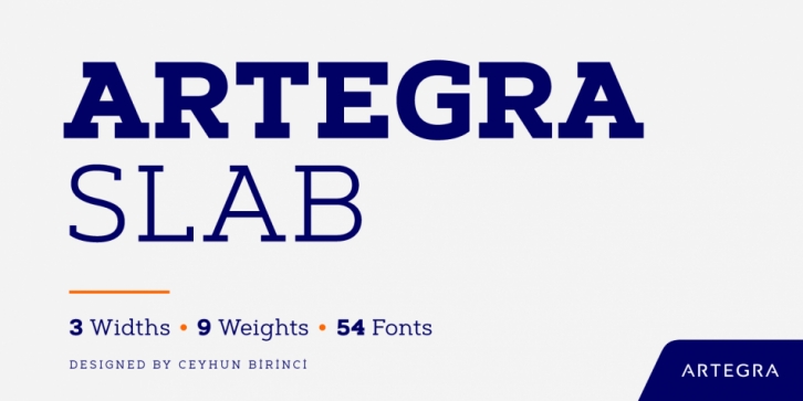 Artegra Slab font preview