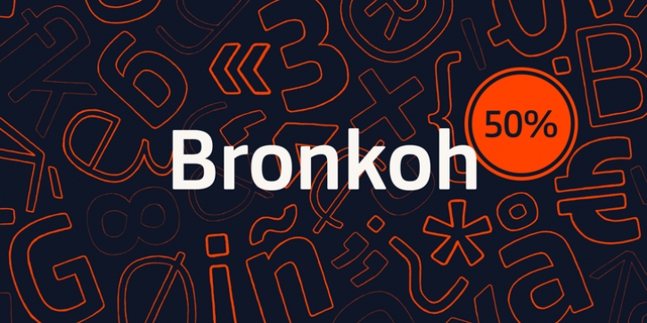 Bronkoh font preview