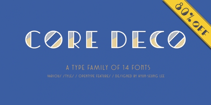 Core Deco font preview