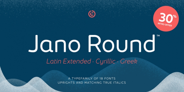 Jano Round font preview