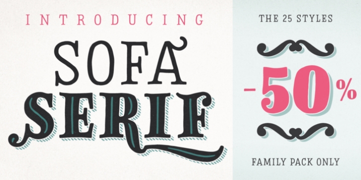 Sofa Serif Hand font preview