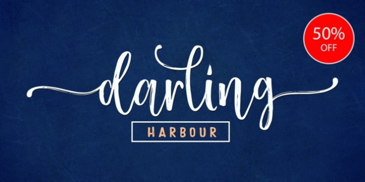 Darling Harbour font preview