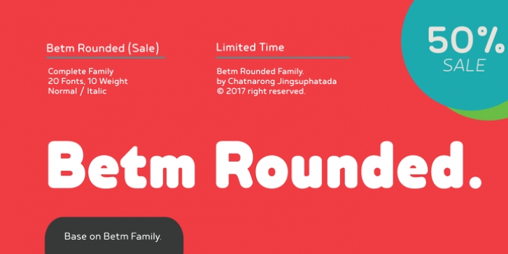 Betm Rounded font preview