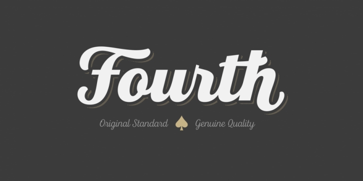 Fourth font preview