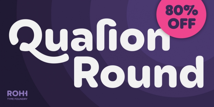 Qualion Round font preview