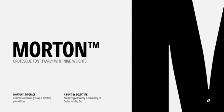 Morton font preview