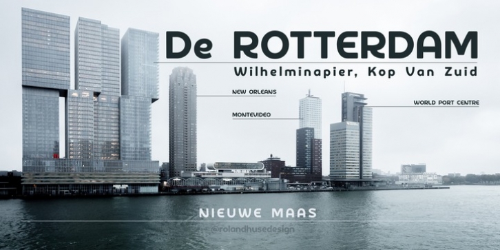 De Rotterdam font preview