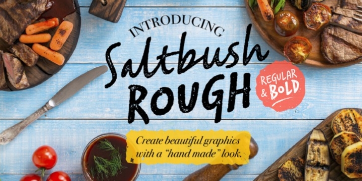 Saltbush Rough font preview
