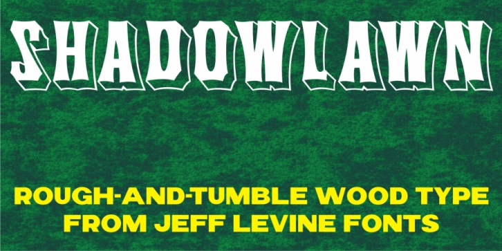 Shadowlawn JNL font preview